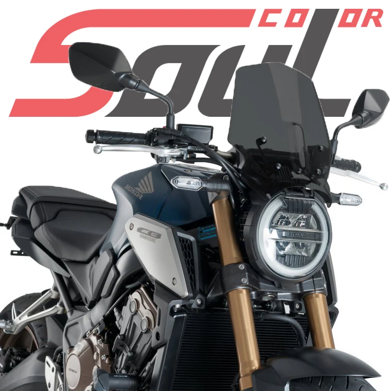 Спортивный козырек для мотоцикла, ветровое стекло, ветровое стекло, подходит для Honda CB650R 19'-NEO Sports CAFE Double Bubble