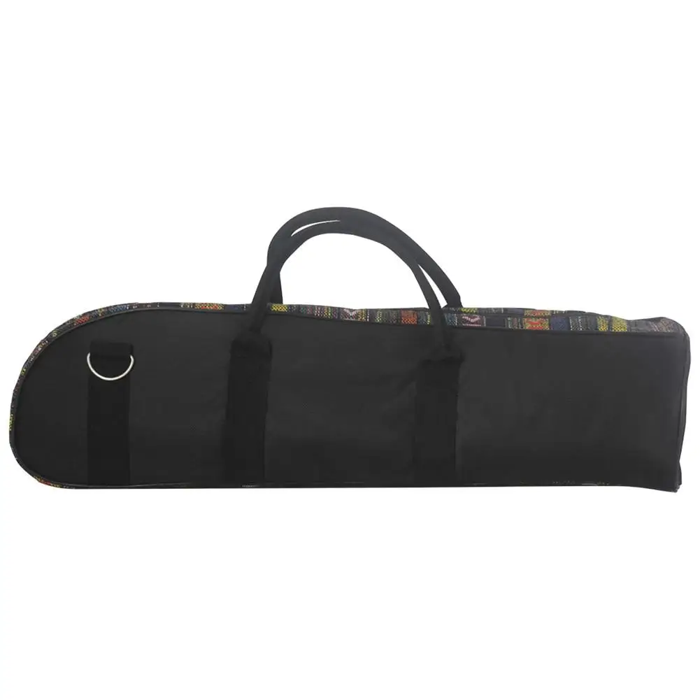 National Style Trumpet Bag Waterproof Oxford Soft Cotton Carrying Handle Bags Case Double Zippers with Front Pocket