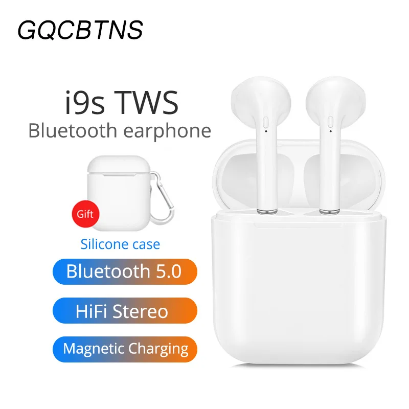 

i9s i7s TWS Wireless headphones 5.0 Bluetooth Earphones Air ear pods headsets Stereo Sport Earbuds with mic not i8 i10 i11 i12