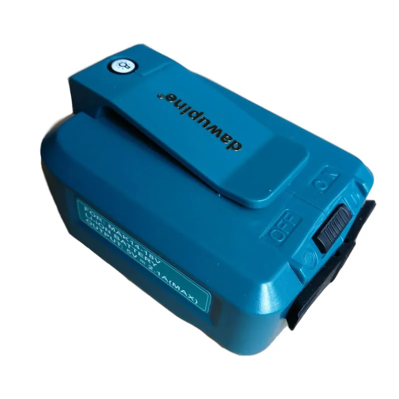 Даупин USB разъем питания для Makita 18 в 14,4 В батарея BL1830 BL1430 2Ah 3Ah 4.5Ah 5Ah 6Ah USB зарядное устройство адаптер ADP05