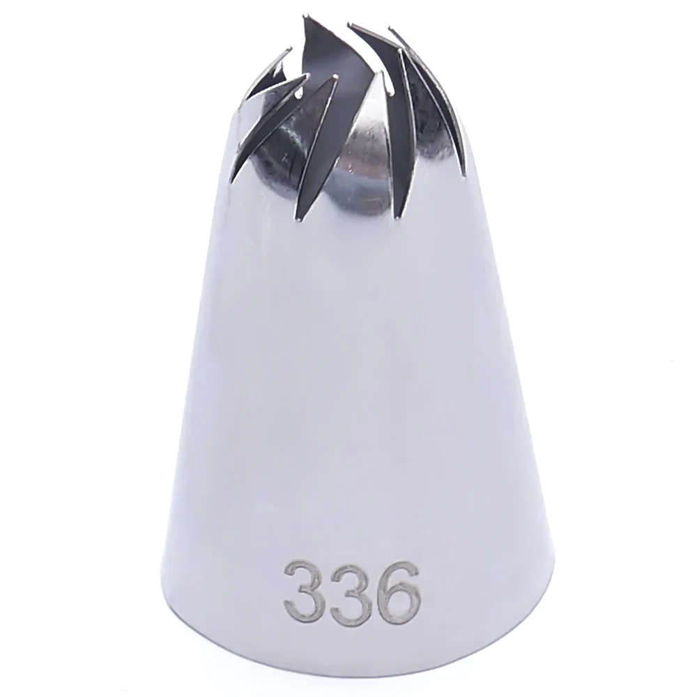 1Pcs #336 piping nozzles Large Size Stainless steel Pastry Nozzles Cake Cream Decoration Head Bakery Pastry Tips 1Pcs #336 piping nozzles Large Size Stainless steel Pastry Nozzles Cake Cream Decoration Head Bakery Pastry Tips