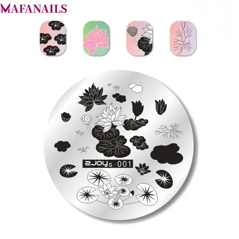

1Pcs Nail Art Stamp Template Lotus Girl Snowflakes Pattern Nail Stamping Plate Decorations DIY Image Manicure Plates ZJOYs0165#