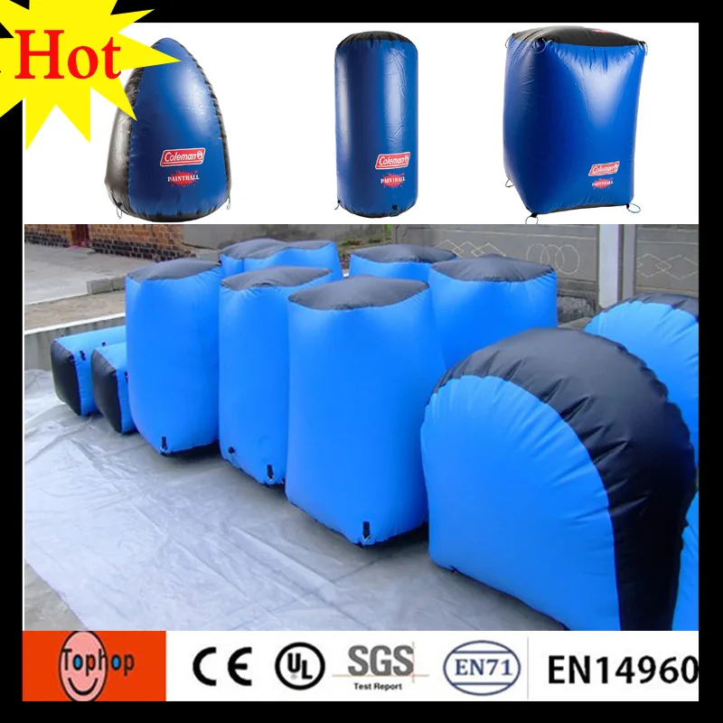 

inflatable speedball bunker fit for paintball equipment 0.7mm PVC tarpaulin