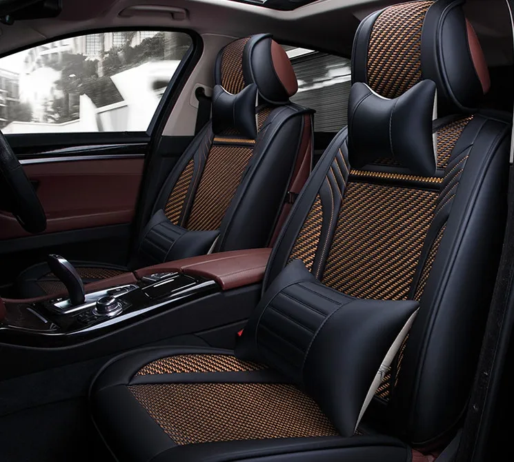 High quality! Full set car seat covers for BMW 5 Series E60 2010 2004 durable fashion seat cover