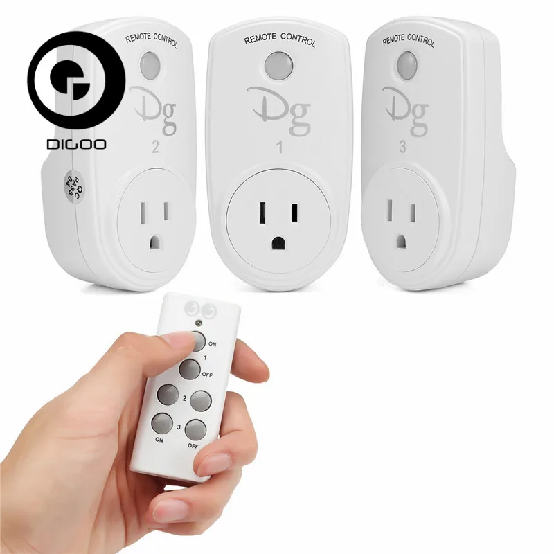 Digoo RC 13 умный дом RF беспроводной пульт дистанционного управления Разъем питания