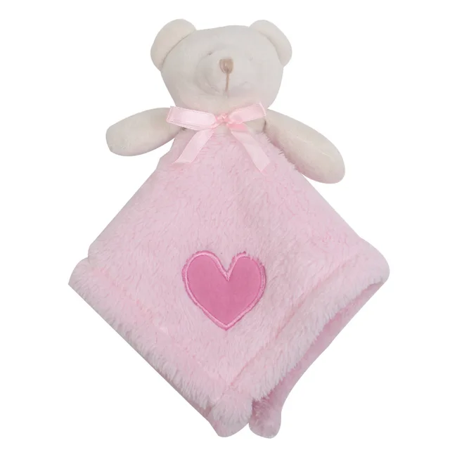 3 Color Lovely Bear Soft Baby Blanket Bedtime Toy 0 12 Month Newborn