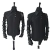 RARE MJ Michael Jackson BAD Black Tour Punk Rock Show Jacket  For Fans party Classic Performance 1