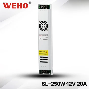 

(SL-250-12) WEHO ac to dc constant voltage ultra thin 250w 12v power supply