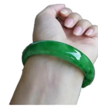 

Natural Myanmar Jadeite Ice Waxy Variety with Green Bracelet Female Style without Emerald Dry Green (Certificate delivery)