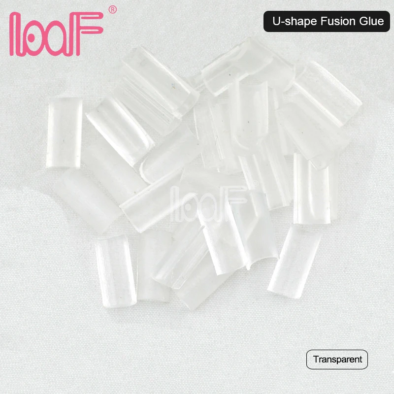 LOOF 1000 шт. клей для волос кончик ногтей кератин u образная форма Fusion Chips инструменты