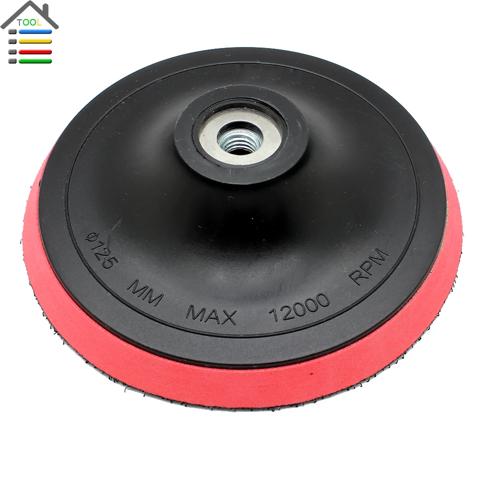 

5inch Polishing Buffing Bonnet Polisher Buffer Wheel Pad Disc Diameter 125mm fit Angle Grinder Sander Sticky Adhesive Disk M10