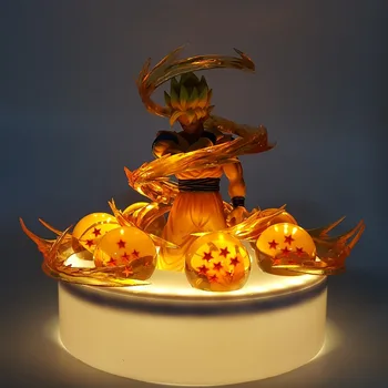 

Dragon Ball Son Goku Crystal Balls Led Night Lights Lamp Bulb Dragon Ball Z Goku Effect Led Lamparas Nightlight