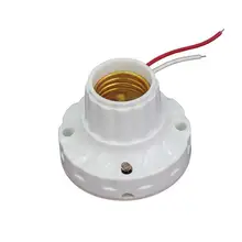 3 шт. голосовой E27 основания светильника коридор задержка индукционная свет голос Управление переключатель звук и свет Управление лампа держатель