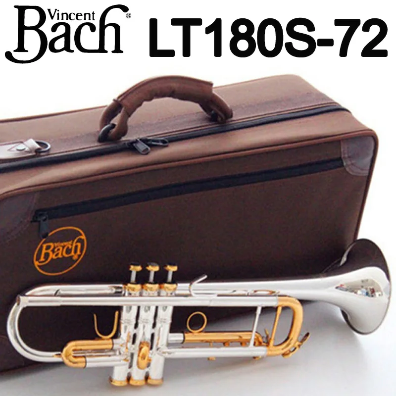 Музыка Fancier клуб Профессиональный Bb Труба LT180S-72 посеребренные Золотые ключи музыкальный инструмент труба LT180S72 мундштук