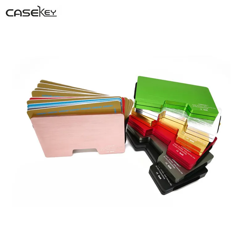 CaseKey Новый Алюминий кредитной держатель для карт Организатор Дело RFID кошелек