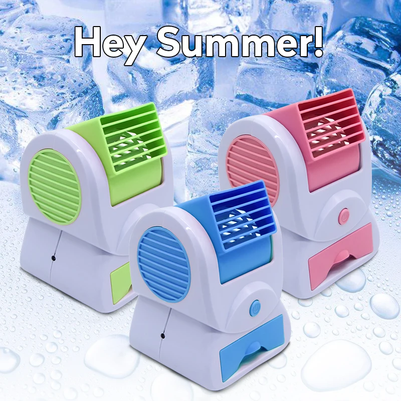 

Portable Mini Air Conditioner USB Small Fan Cooling Appliance Soothing Wind Desktop Home Office Aromatherap Air Cooler