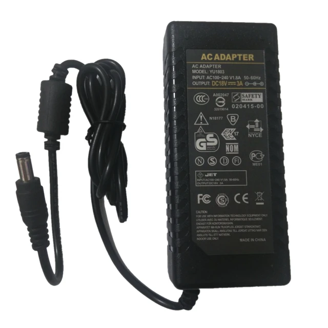 Alimentatore Switching 18V 18V 2A 3A 4A 5A 6A 72W 90W altoparlante