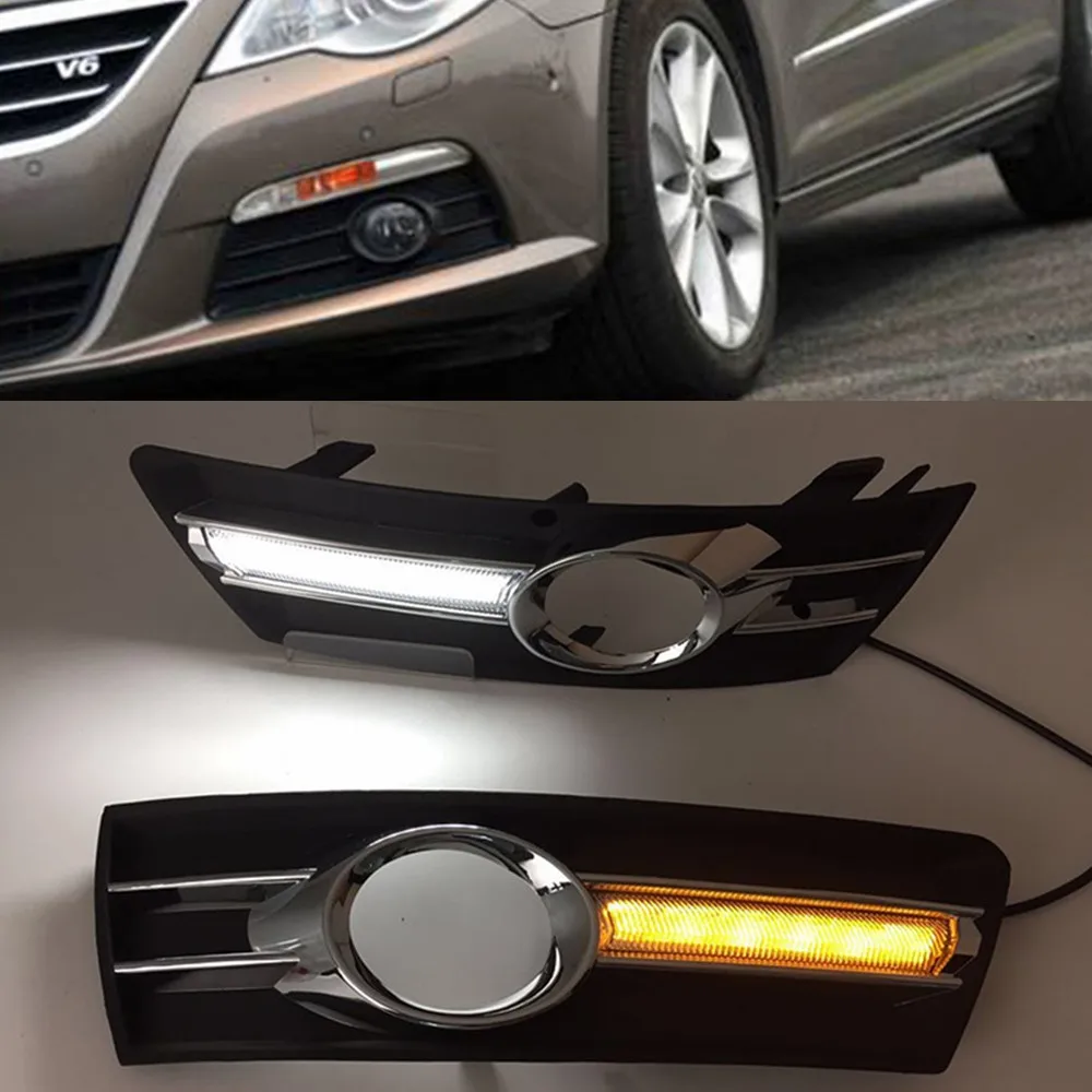 1 комплект автомобисветильник мигающих фар для VW PASSAT CC 2009 2010 2011 2012 2013 светодиодный