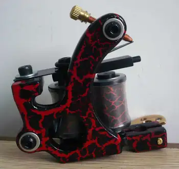 

10Pcs/lot Pro Casting Iron Tattoo Machine 10 Wraps coil stainless steel Tattoos Body Art Gun Coil Machine LPC-ITM-7025-10J