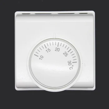 

220V 6A AC Mechanical Room Air Thermostat Regulator Floor Heating Thermostat Temperature Controller Adjust Temperature