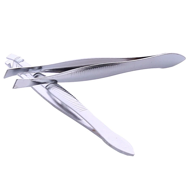 

1pcs/5pc Beauty Tools Eyebrow Tweezers Plucking Eyebrows Scissors Clip Stainless Steel Tweezers Color Random Toiletry Kit Tool