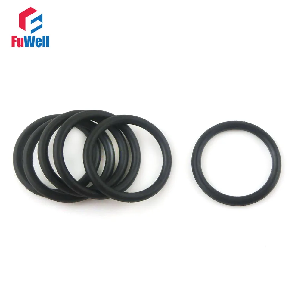 

50pcs 4mm Thickness NBR O Rings Seals Washer Grommets 60/63/65/68/70/72/75/78/80/82mm OD Black Nitrile Rubber O-ring Seal Gasket