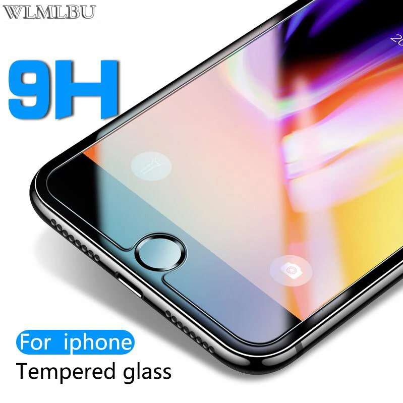Закаленное стекло для iPhone XR XS MAX 4 4S 5 5S SE Защитная пленка экрана 6 6s 7 8 Plus | Мобильные