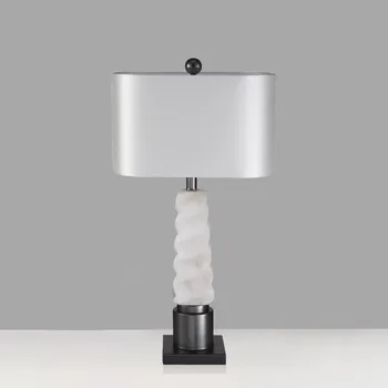 

Modern Simple Luxurious Classical Table Lamps Spiral Marble Table Lamps Living Room Study Bedroom Hotel Model Room Table Lamps
