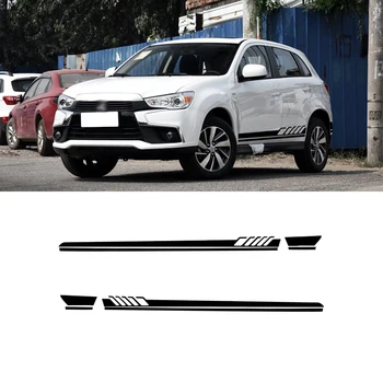 

Car Stickers For Mitsubishi Asx Lancer 10 9 Outlander Pajero Sport Expo Car Creative Both Sides Styling Racing Stripe Sticker