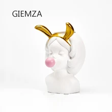 GIEMZA скандинавские декоративные цветочные горшки суккуленты Современная столешница Ins минималистичные креативные милые художественные украшения в горшках Аватар