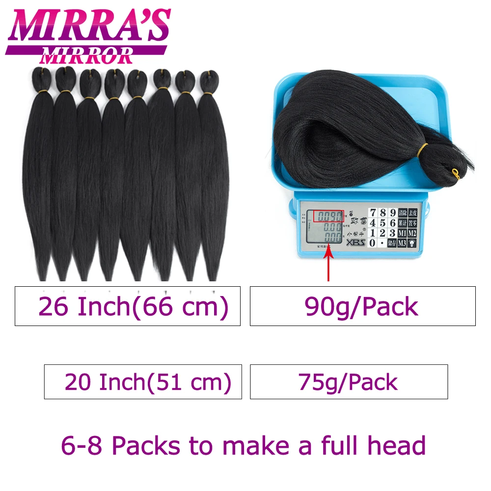 Mirra's Mirror Easy Jumbo Braids Hair 20\