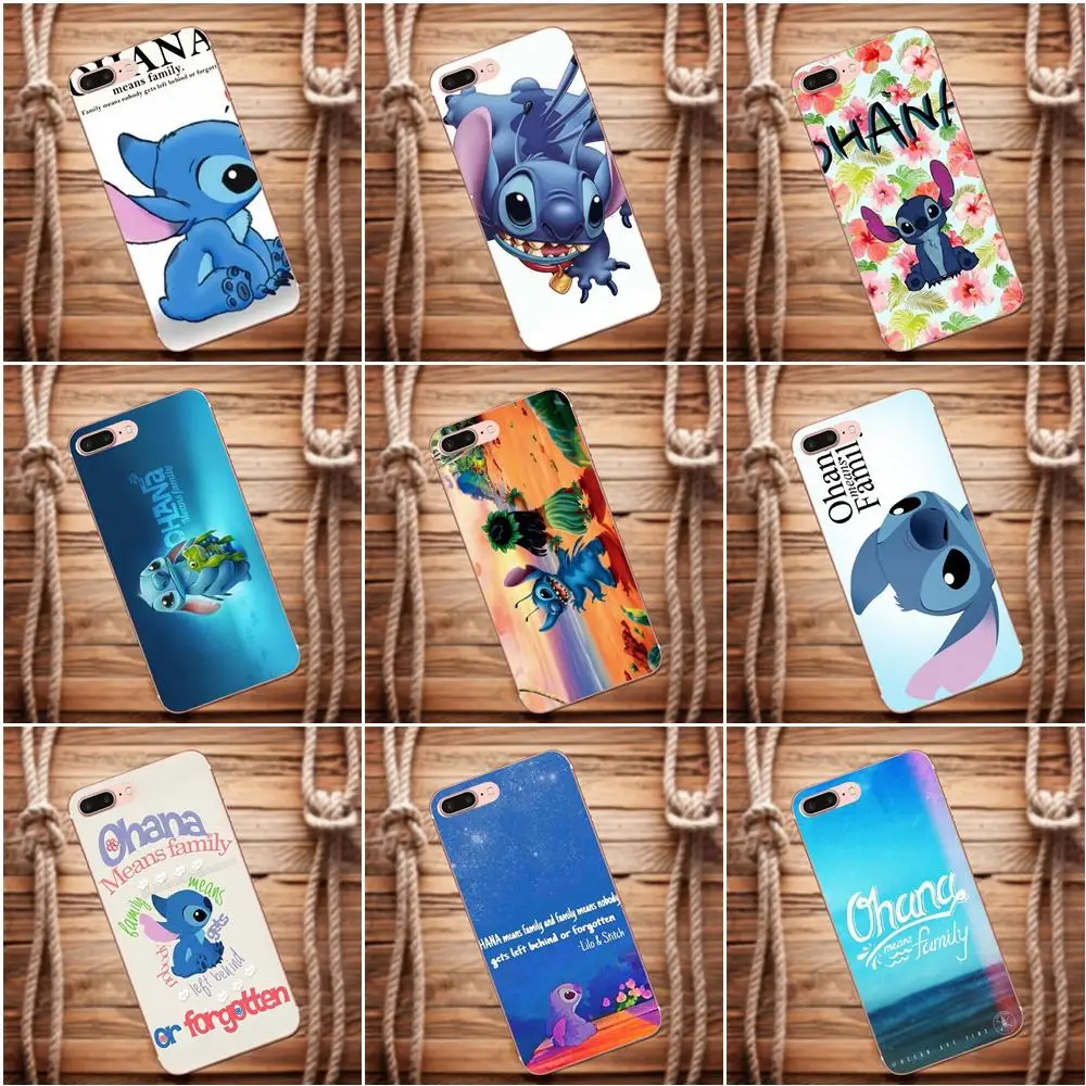 Lilo Stitch Ohana значит семья для sony Xperia Z Z1 Z2 Z3 Z4 Z5 compact Mini Premium M2 M4 M5 T3 E3 E5 XA Мягкий ТПУ