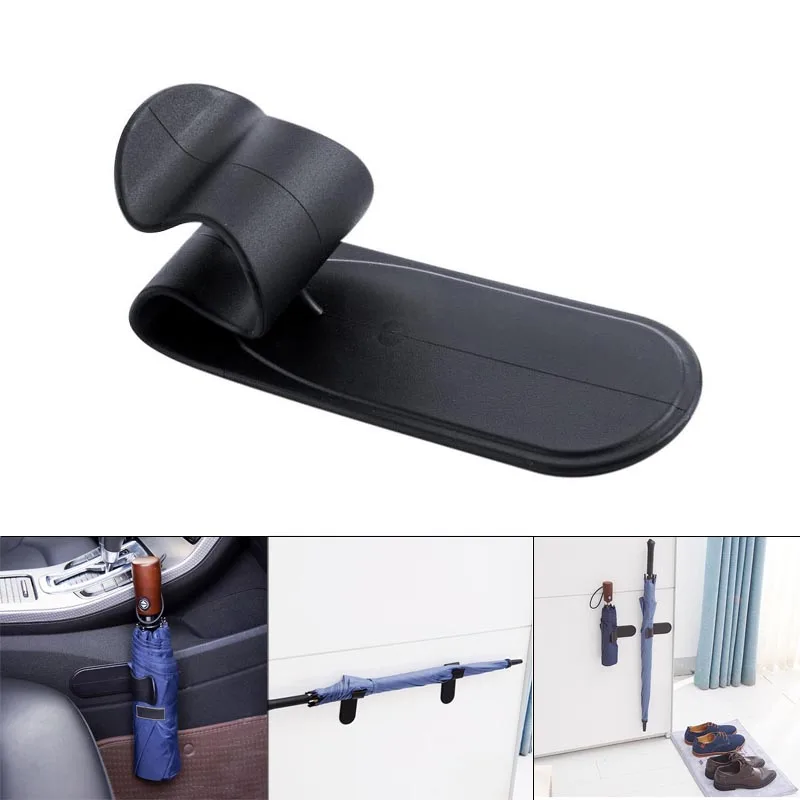 

Do Promotion! Newest 1 Pair Universal Umbrella Holder Car Trunk Interior Mounted Bracket Clip Hook Multifunction Fastener