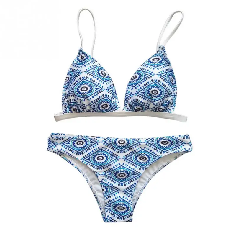 

New Arrival Summer Women Sexy Printed Split Type Bikini Beach Swimsuit Bath suit Swimwear