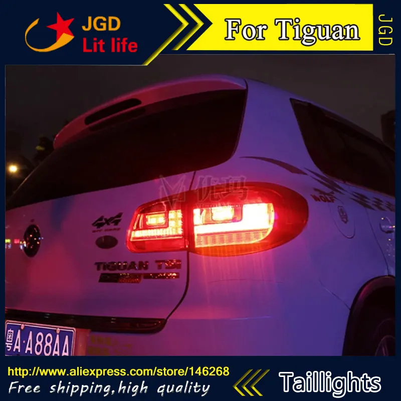 Car Styling tail lights for VW Tiguan 2009-2012 LED Tail Lamp rear trunk lamp cover drl+signal+brake+reverse Car Styling tail lights for VW Tiguan 2009-2012 LED Tail Lamp rear trunk lamp cover drl+signal+brake+reverse