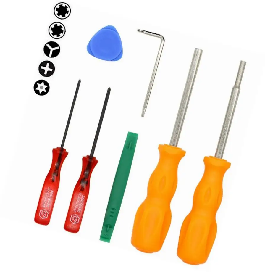 5 pcs 3.8 mm 4.5 mm Security Screwdriver Game Bit Tool Set Full Tool