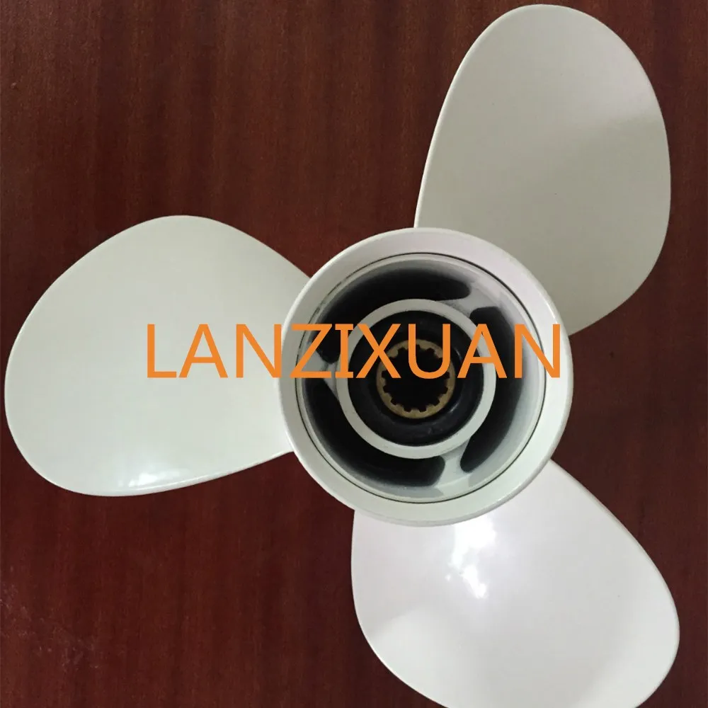 Aluminum-Propeller-for-Suzuki-Yamaha-Honda-Tohatsu-40HP-50HP-55HP-Outboard-Motors-11-1-8x13-G