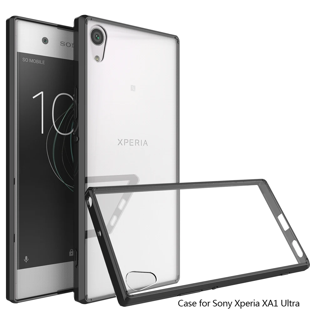 

For Sony Xperia XA1 Ultra Cover Clear Silicone Case Soft TPU PC Armor Back Cover for Funda Coque Sony XA1 Ultra Case Phone bag