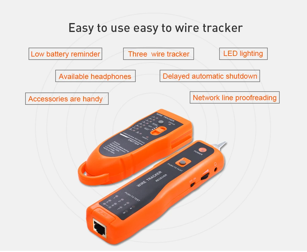 Tishric UTP STP Cat5 Cat6 RJ45 локальной сети кабельного тестера линии Finder RJ11 Телефонный Провод Tracker Tracer Диагностика тон комплект XQ-350