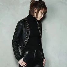 Женская кожаная одежда из натуральной овечьей кожи женская кожаная куртка