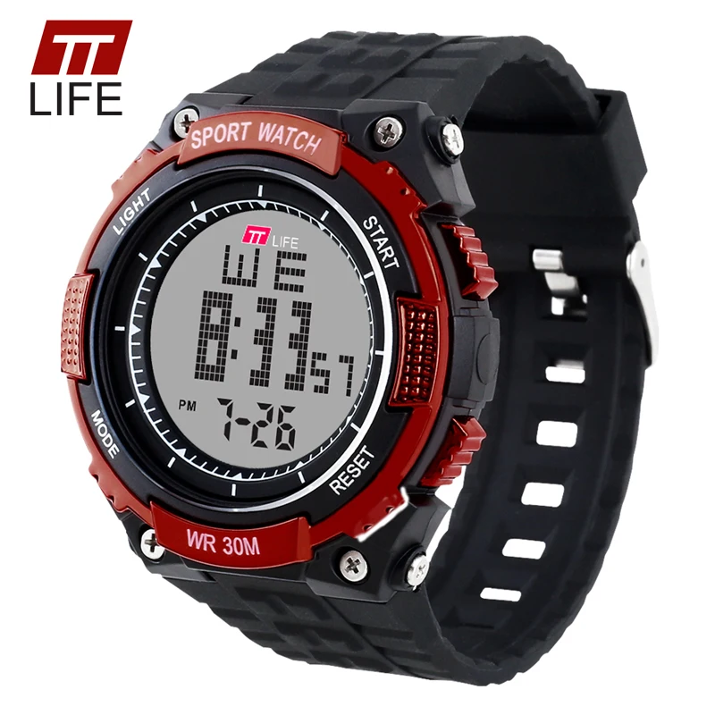 TTLIFE Для мужчин Военная Униформа аналоговые цифровые часы Водонепроницаемый
