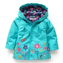 Autumn Winter Baby Girls Jacket Girls Windbreaker Kids Raincoat Girls Trench Coat Children Outerwear Clothes for 2 3 4 5 6 Years winter gold jacket for girls 3 4 5 6 7 8 years fashion camouflage coat boys casual kids outerwear cool autumn red parka children