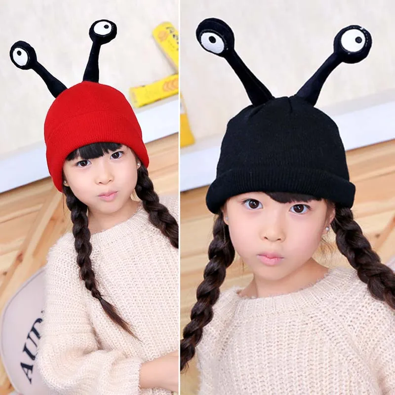 

New Autumn Winter Warm Cotton Baby Hat Girl Boy Toddler Infant Kids Caps Brand Candy Color Lovely Baby Beanie 2-8Y Big Eyes Caps