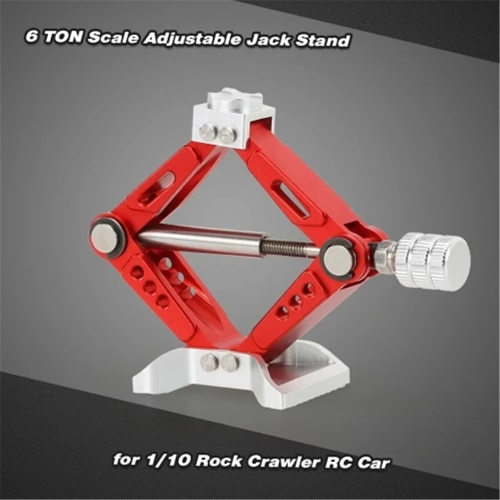 

6 TON Aluminum Alloy Scale Adjustable Jack Stand for 1/10 RC4WD D90 SCX10 Rock C