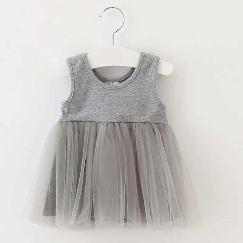 

New Baby Dress Girl Sleeveless Summer Ball Gown 9M-3 old Infant Dresses Clothes Baby Dress 8DS002