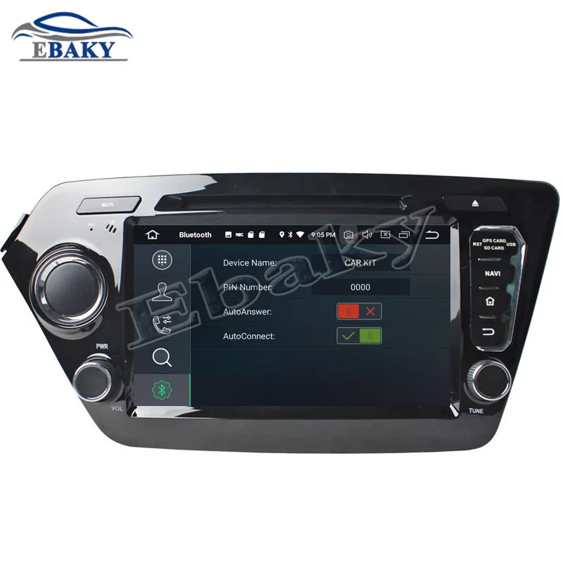 Top NaviTopia 8inch 4GB RAM 64GB ROM Octa Core Android 9.0 Car DVD Player For KIA K2/RIO 2011-2012/Bluetooth/GPS 19