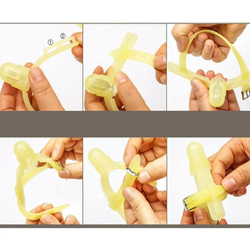 Нетоксичный силиконовый Детский комплект для лечения укуса для пальцев и сосков для коррекции большого пальца
