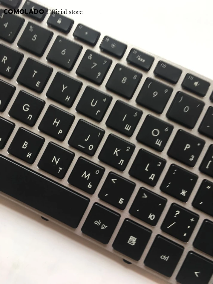 RU Russian keyboard for HP for ProBook 5330 5330m with silver frame with backlit Keyboard RU Layout (2)