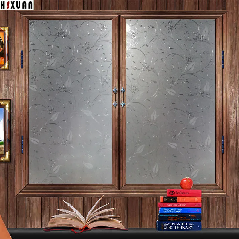 decorative opaque window insulation film sunscreen 50x100cm 3d Embossed