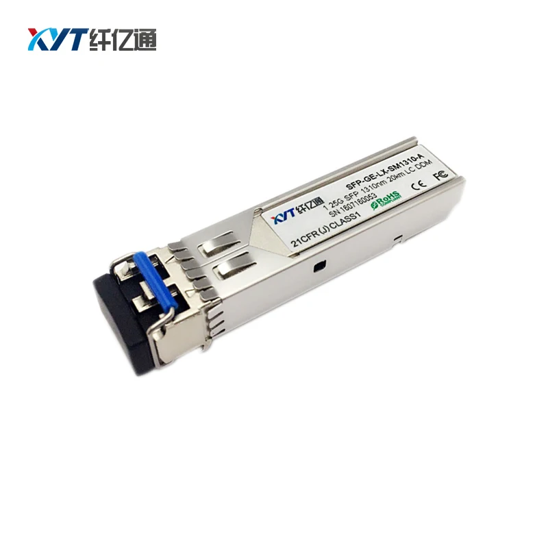 

Compatible with Extreme Optic Switch Compatible Optic Transceiver 1.25G 1310nm 20KM LC Connector with DDM